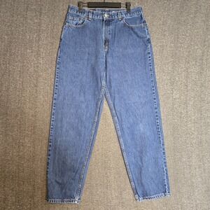 Levis 560 Jeans‎ Womens 14 Blue Denim Baggy Loose Y2K Straight Leg 31x31 USA